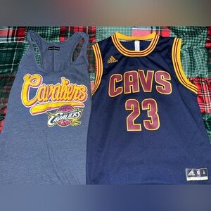 2 Women’s Cleveland Cavaliers Tops Lebron James Jersey Small